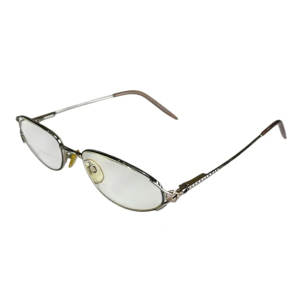 VTG Expression Collection 1057 AZURE 54 78 135 Stylish gold Eyeglasses